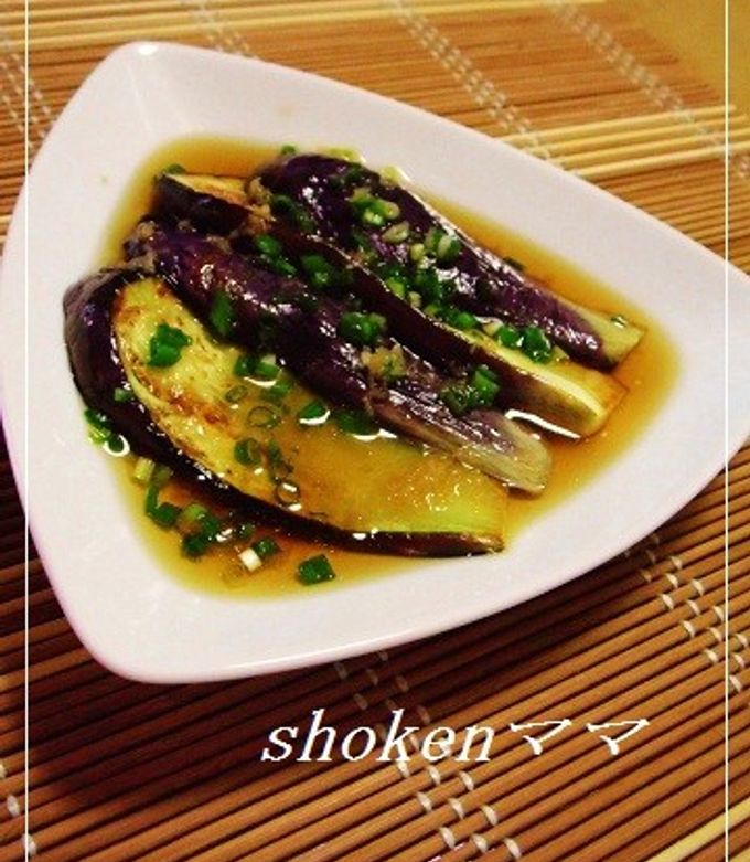 焼きナスのサッパリおひたし生姜風味♪ by shokenママ 【クックパッド