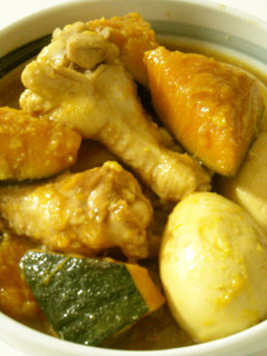 手羽と卵とかぼちゃの煮物✿カレー風味-レシピのメイン写真