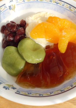抹茶白玉団子-レシピのメイン写真