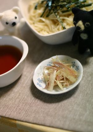 みょうがdeうどんの薬味-レシピのメイン写真
