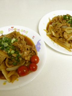 ガッツリしょうが焼き☆野菜も食べてね♪-レシピのメイン写真
