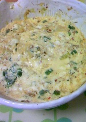 レンジで簡単！ふわ玉キムチ豆腐蒸し★-レシピのメイン写真