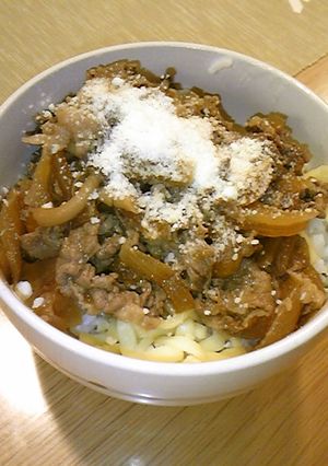 す○家チックに☆チーズ牛丼-レシピのメイン写真