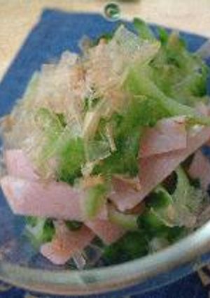 ゴーヤＬＯＶＥ♪ゴーヤとハムのおひたし-レシピのメイン写真