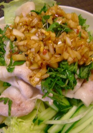 食べるラー油が”決め手”の冷しゃぶサラダ-レシピのメイン写真