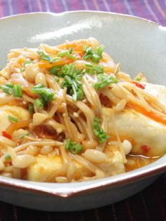 豆腐とえのきのキムチ煮-レシピのメイン写真