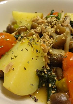 ポン酢＆胡麻で♪　さっぱり蒸し野菜＊-レシピのメイン写真
