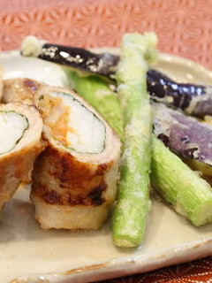キムチと長芋の豚肉巻き-レシピのメイン写真