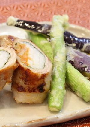 キムチと長芋の豚肉巻き-レシピのメイン写真