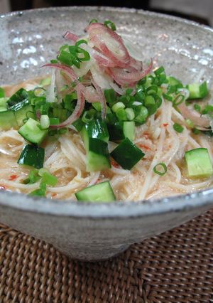 冷たいスープ素麺　パート４-レシピのメイン写真