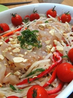豪華なのに簡単♪中華風・刺身サラダ-レシピのメイン写真