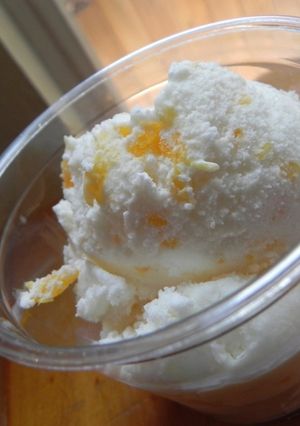 杏仁豆腐風味♪さっぱりアイスクリーム-レシピのメイン写真