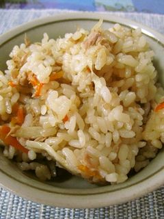 シーチキンと新しょうがの炊き込みご飯-レシピのメイン写真