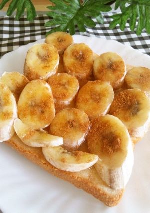 朝食に☆はちみつバナナトースト♪-レシピのメイン写真
