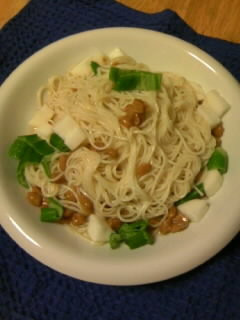 夏にネバっとズルっとそうめん♪-レシピのメイン写真