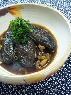 干しエビでなすの煮物を♪-レシピのメイン写真