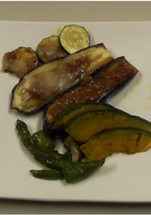夏野菜のにんにく味噌かけ-レシピのメイン写真