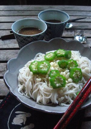 ☆七夕風☆ごまダレそうめん-レシピのメイン写真