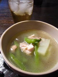 夕顔と鶏肉のスープ仕立て♪-レシピのメイン写真