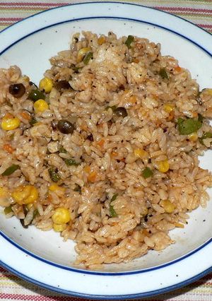 ピザソースでスパイシー・チキンライス-レシピのメイン写真