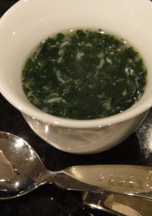 離乳食★ウリ（冬瓜）としらすの洋風スープ-レシピのメイン写真