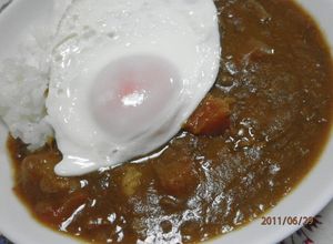 わっくんの　めだまやきのっけカレー-レシピのメイン写真
