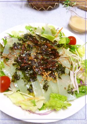 フレッシュ野菜たっぷり　こんにゃくサラダ-レシピのメイン写真