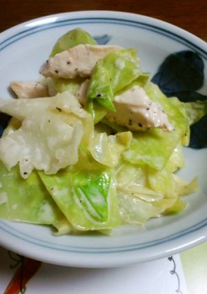 キャベツと鶏肉のオイマヨ和え☆-レシピのメイン写真