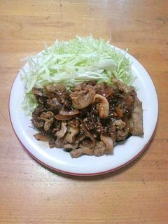 簡単すぎ☆しょうが焼き風?豚こま炒め-レシピのメイン写真