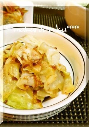 ルクエdeキャベツおかか和え♪お弁当にも-レシピのメイン写真
