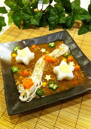 星に願いを☆七夕デコカレー☆-レシピのメイン写真