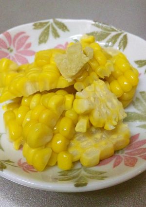 とうもろこしを　しょうが醤油で☆-レシピのメイン写真