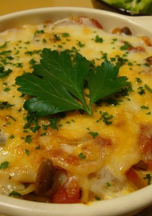 トマト煮チーズ焼きパスタ✿-レシピのメイン写真