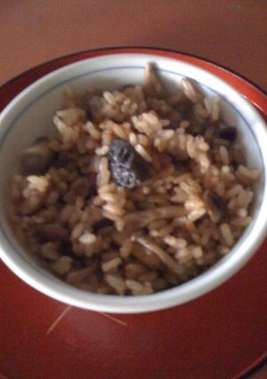 魚出汁の炊き込みご飯（２合分）-レシピのメイン写真