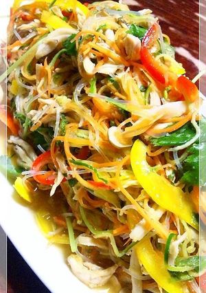 彩り野菜のデリ風アジアンサラダ☆-レシピのメイン写真