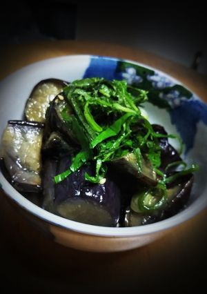冷たい★ナスと大葉の煮びたし-レシピのメイン写真