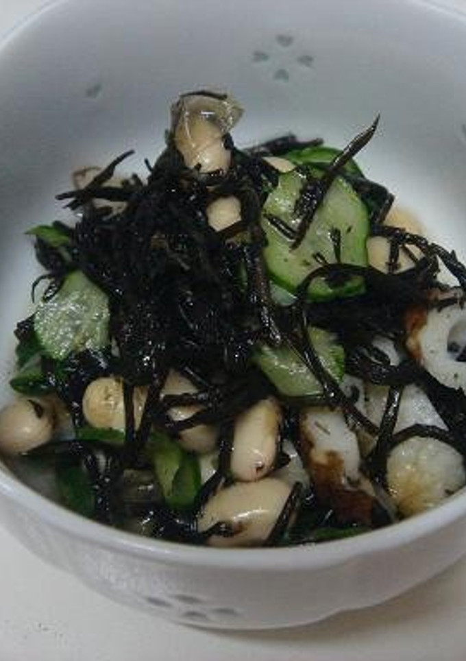 ひじきと胡瓜と大豆の酢和え-レシピのメイン写真