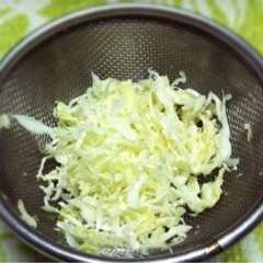 รูปของ ショボ②千切りキャベツがシャキ②に復活☆