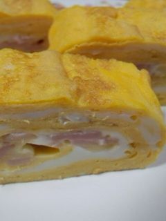 ハムチーズ卵焼き-レシピのメイン写真