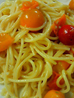 ミニトマトの冷製パスタ-レシピのメイン写真