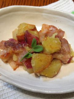 さつまいもと豚肉のほっこり煮-レシピのメイン写真