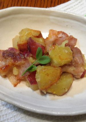 さつまいもと豚肉のほっこり煮-レシピのメイン写真