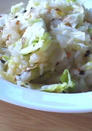 パパっと簡単！お茶漬けの素チャーハン-レシピのメイン写真
