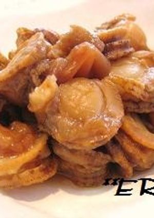 ホタテの梅煮♪♪-レシピのメイン写真