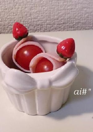 お弁当に！簡単かわいいプチトマト♪-レシピのメイン写真