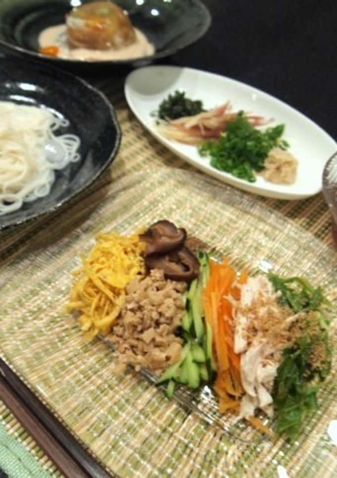 七夕に☆7種の具のそうめん-レシピのメイン写真