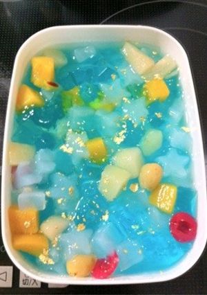 ぷるしゅわ♥七夕天の川ゼリー-レシピのメイン写真
