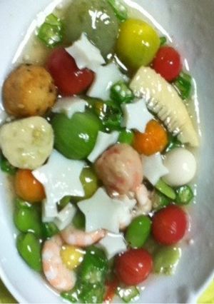夏に冷たいジュレ風冷やしおでん-レシピのメイン写真