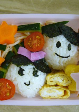 七夕キャラ弁☆彡-レシピのメイン写真