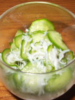 しらすときゅうりの酢の物-レシピのメイン写真